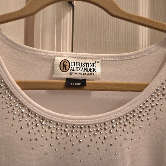 Embellished T-shirt by Christine Alexander - Picture 8 of 10